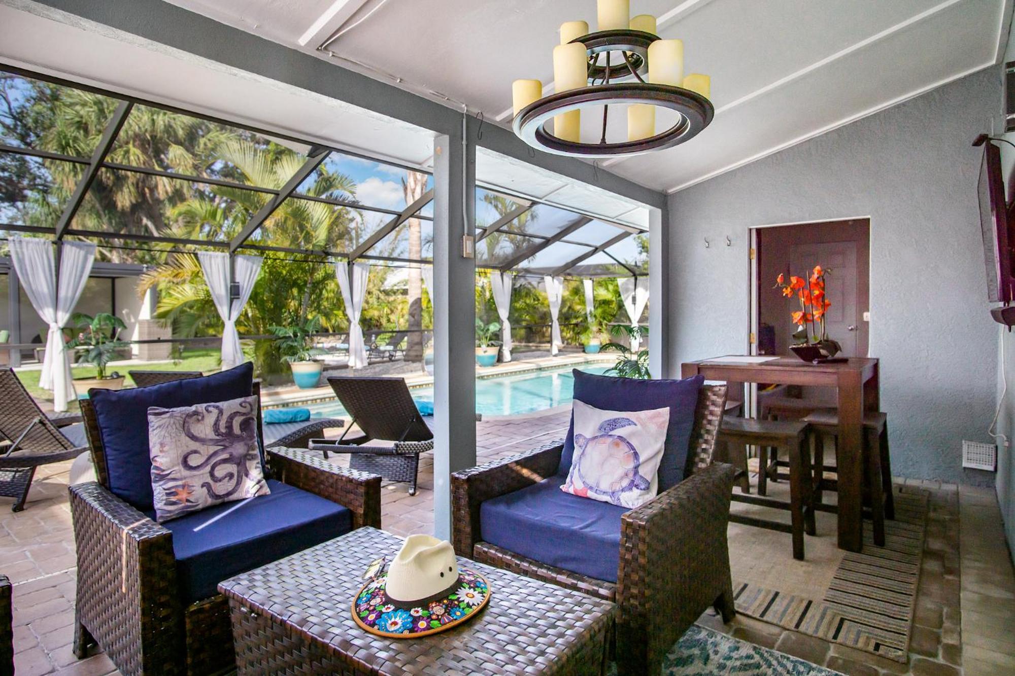 Appartement Luxury Zen Den With Heated Pool Just Off Siesta Key à Sarasota Extérieur photo